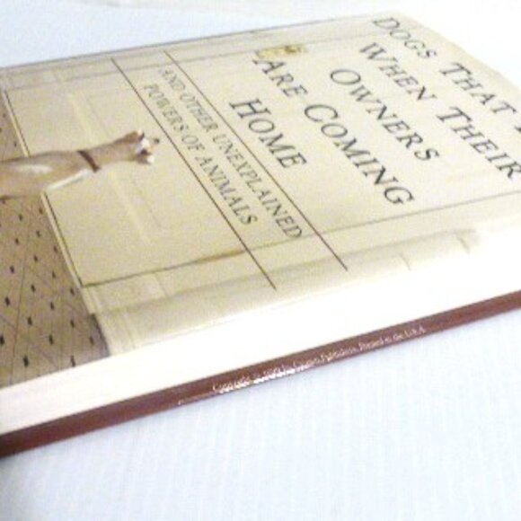 1st ED. 2009 DOGS That Know When Their OWNERS Are COMING Home Rupert Sheldrake - Picture 1 of 13